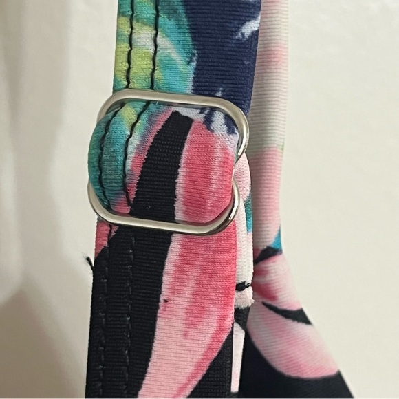 Women’s Croft And Borrow Plus Size Tankini Top Tropical Print Size 3XL - Picture 9 of 12